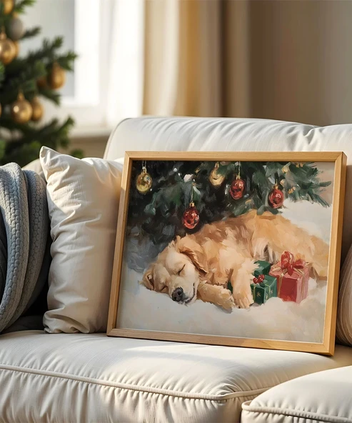 Çerçevesiz Poster Uyuyan Dost ürün görseli