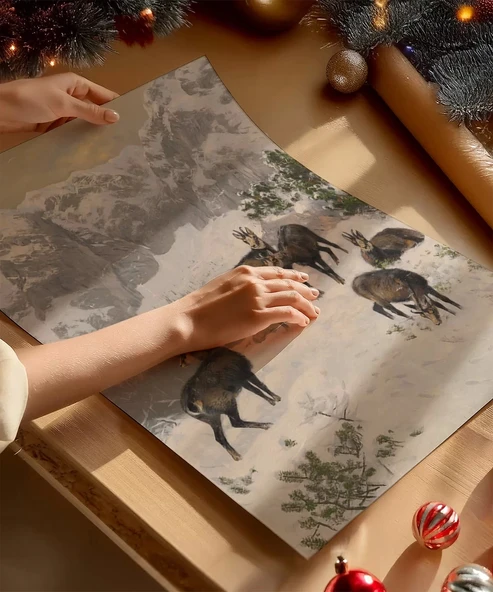 Çerçevesiz Poster Yaban Hayatı - Resim 2