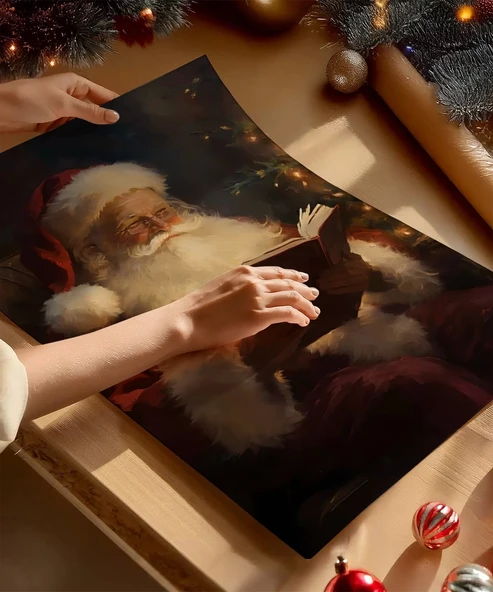 Çerçevesiz Poster Noel Baba'nın Hikayesi - Resim 2