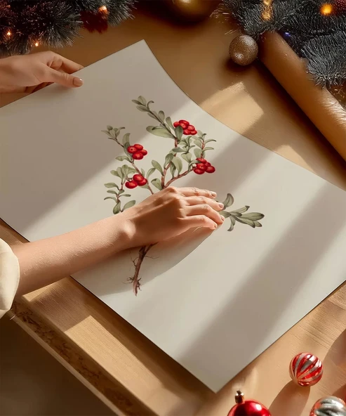 Çerçevesiz Poster Çiçek - Resim 2