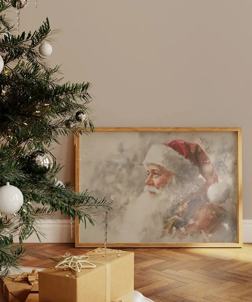 Çerçevesiz Poster Noel Baba'nın Yolu ürün görseli