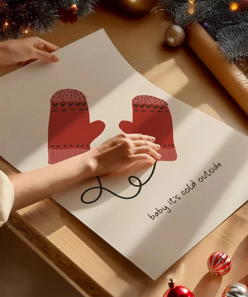 Çerçevesiz Poster Sıcak Bir Kış - Resim 2