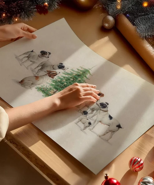 Çerçevesiz Poster Noel Ağacının Bekçileri - Resim 2