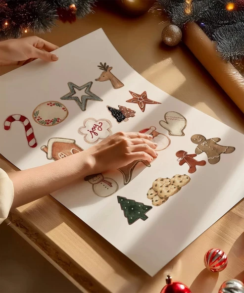 Çerçevesiz Poster Noel Yolculuğu:  2'li - Resim 3