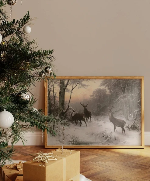 Çerçevesiz Poster Kışın Asil Bekçileri ürün görseli