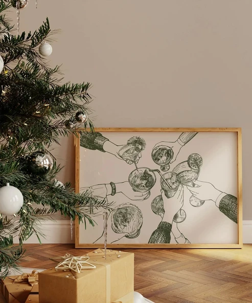 Çerçevesiz Poster Kutlama ve Birliktelik ürün görseli