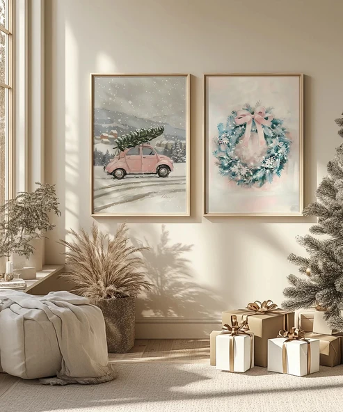 Çerçevesiz Poster Vosvosla Yeni Yıl 2'li ürün görseli