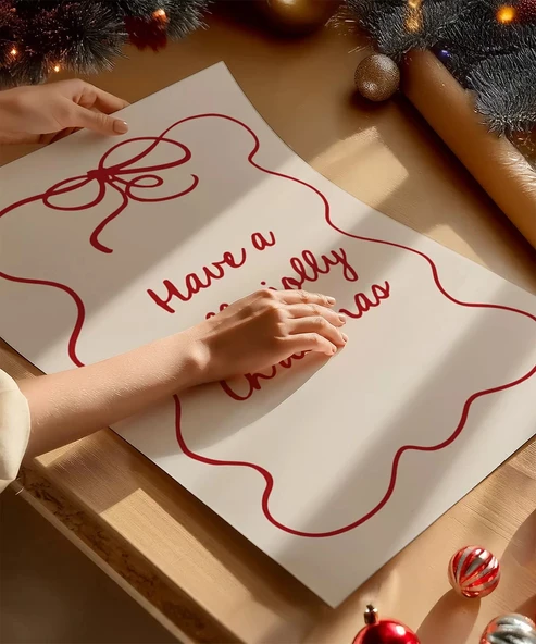 Çerçevesiz Poster Kokyle'nin Yılbaşı Coşkusu 2'li - Resim 3