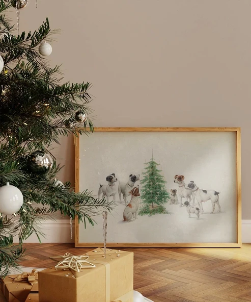 Çerçevesiz Poster Noel Ağacının Bekçileri ürün görseli