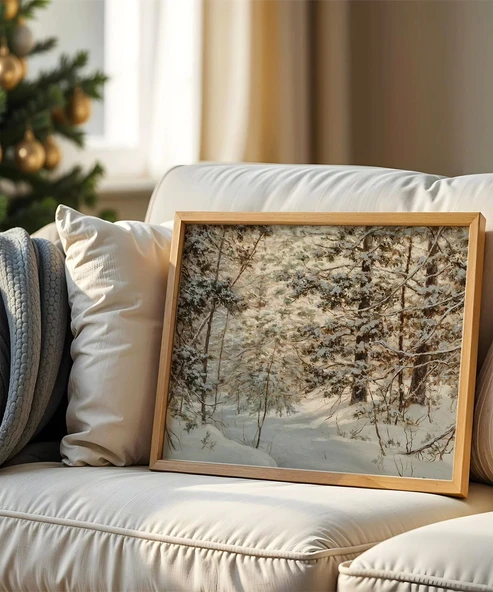 Çerçevesiz Poster Orman Yolu