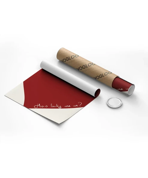 Çerçevesiz Poster Kalp Tasarımlı - Resim 8