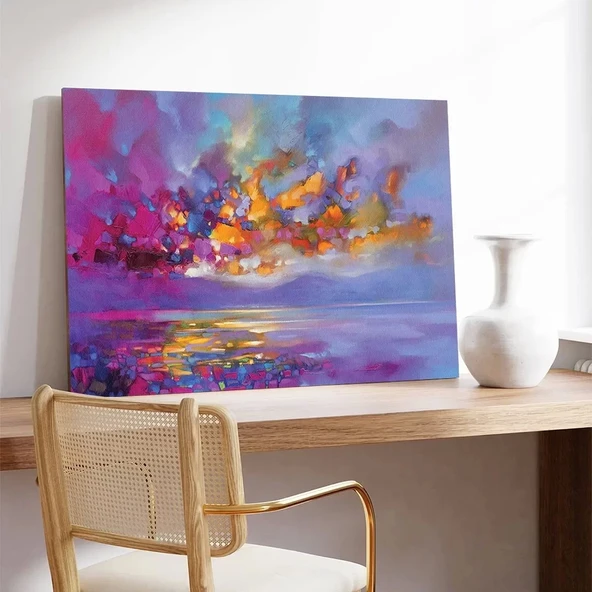 Günbatımı Huzuru Kanvas Tablo - Resim 3