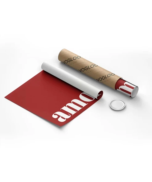 Çerçevesiz Poster Amor Yazılı Minimal - 9