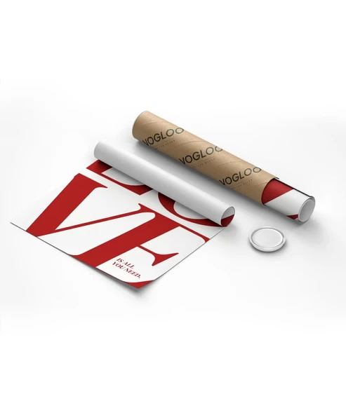 Çerçevesiz Poster Love Is All You Need - Resim 9