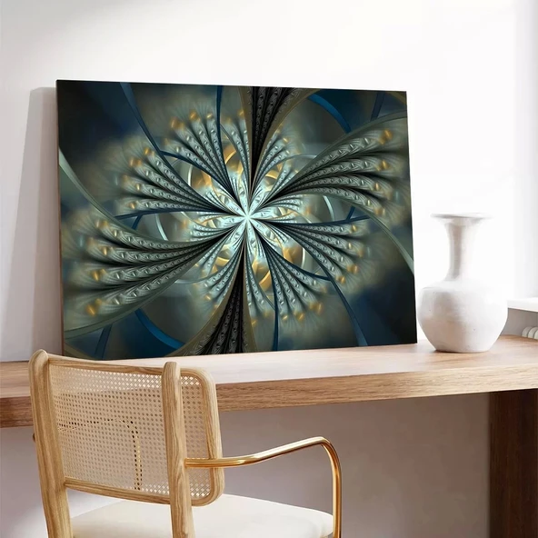 Doğanın Geometrisi Kanvas Tablo - Resim 3