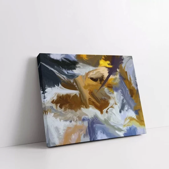 Altın Yapraklar Kanvas Tablo - Resim 2