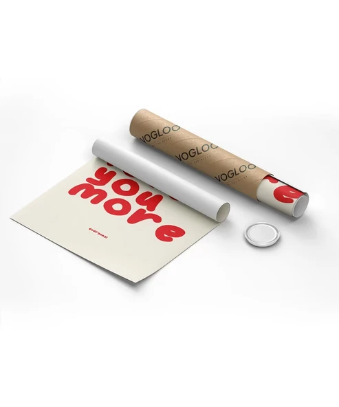 Çerçevesiz Poster Love You More Everyday Eğlenceli Tipografik - Resim 9