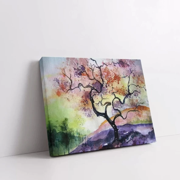 Efsanevi Ağaç Kanvas Tablo - Resim 2
