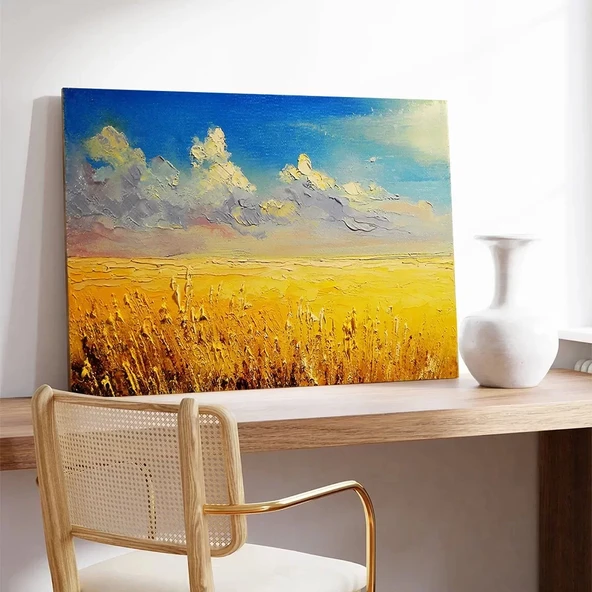 Altın Hasat Kanvas Tablo - Resim 3