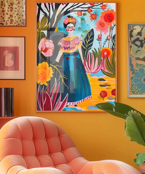 Çerçevesiz Poster Frida’nın Rüyası - Resim 4