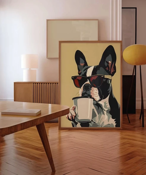 Çerçevesiz Poster Pop Pati - Resim 3