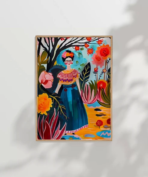 Çerçevesiz Poster Frida’nın Rüyası - Resim 7