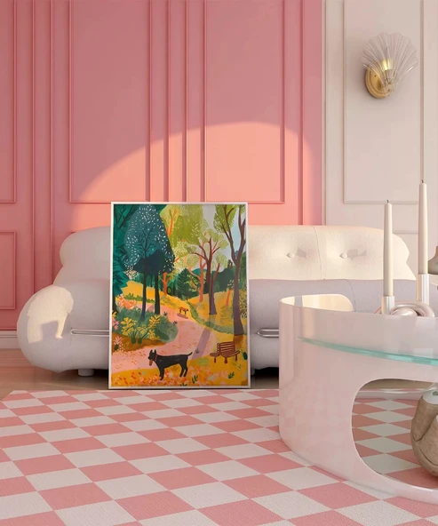 Çerçevesiz Poster Doğadaki Dostlar - Resim 4