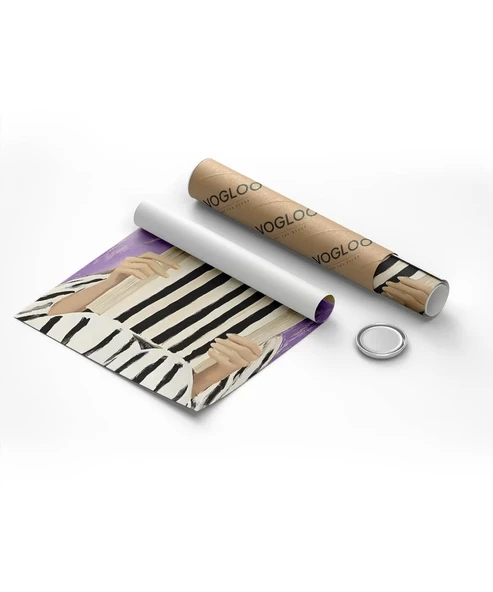 Çerçevesiz Poster Çizgili Düşünceler Serisi - Resim 8