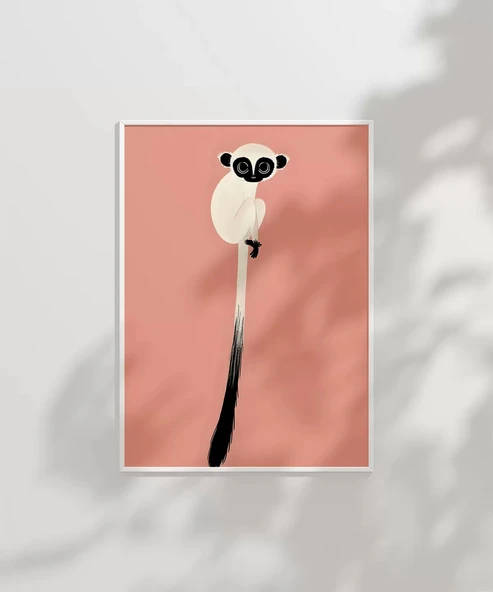 Çerçevesiz Poster Sessiz Hayvanlar - Resim 2