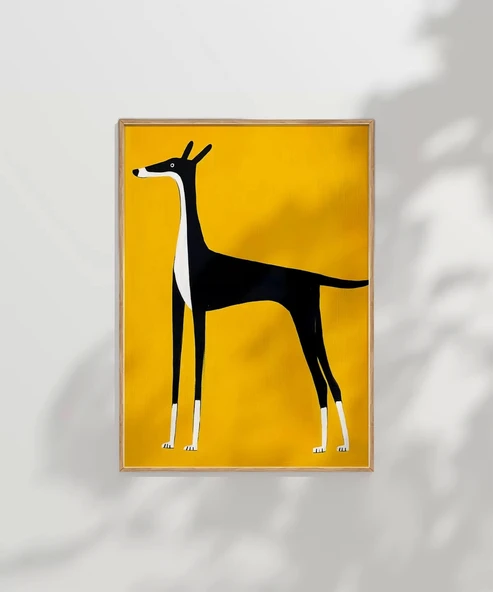 Çerçevesiz Poster Kuyrukta Denge ürün görseli