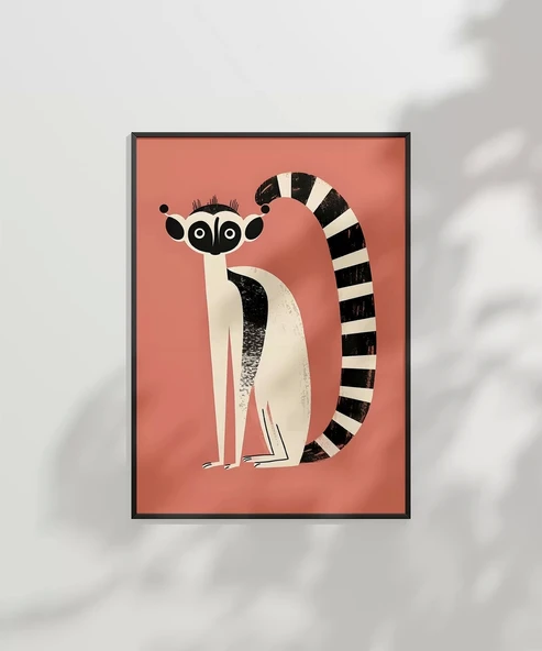Çerçevesiz Poster Lemur Günlükleri - 7