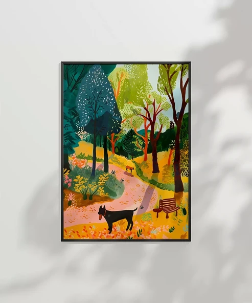 Çerçevesiz Poster Doğadaki Dostlar ürün görseli