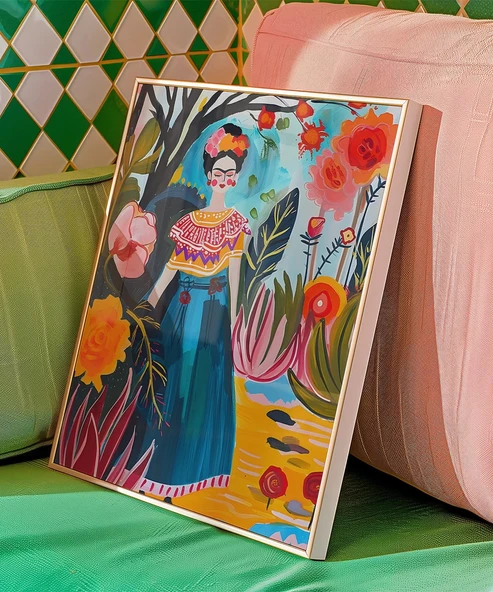 Çerçevesiz Poster Frida’nın Rüyası - Resim 5