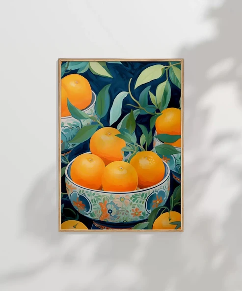 Çerçevesiz Poster Doğanın Sofrası - Resim 6