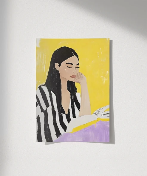 Çerçevesiz Poster Düşünce Portreleri ürün görseli