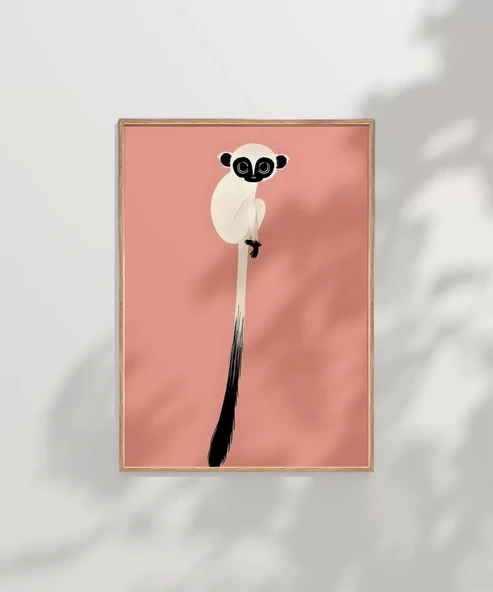 Çerçevesiz Poster Sessiz Hayvanlar - Resim 7