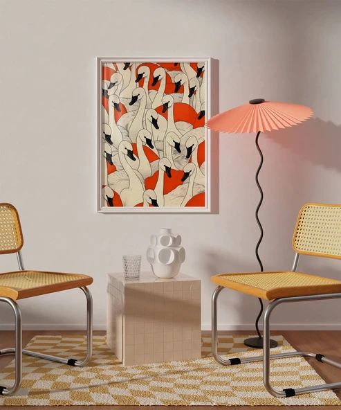 Çerçevesiz Poster Doğanın Deseni - Resim 4