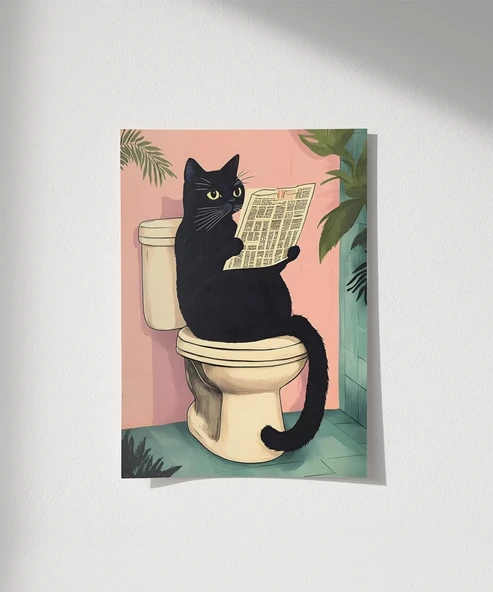 Çerçevesiz Poster Gazeteyle Gelen Ciddiyet ürün görseli