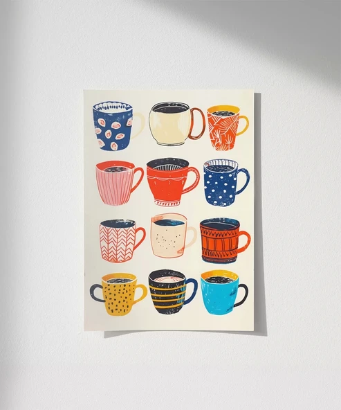 Çerçevesiz Poster Günün Kupsal Hali ürün görseli