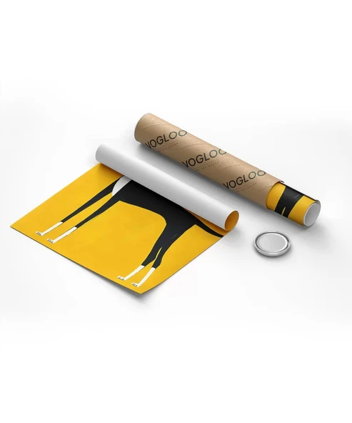 Çerçevesiz Poster Kuyrukta Denge - Resim 3