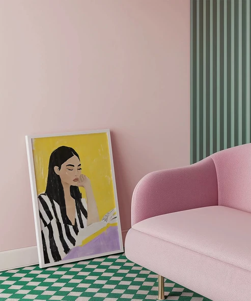 Çerçevesiz Poster Düşünce Portreleri - Resim 4