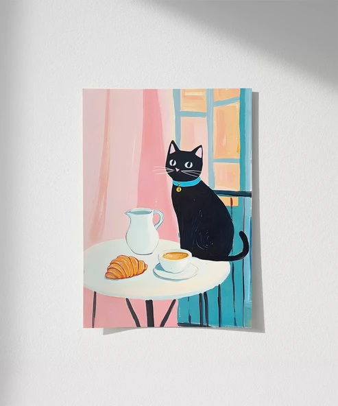 Çerçevesiz Poster Croissant Watch ürün görseli