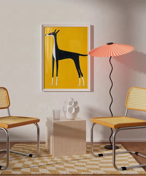 Çerçevesiz Poster Kuyrukta Denge - Resim 6