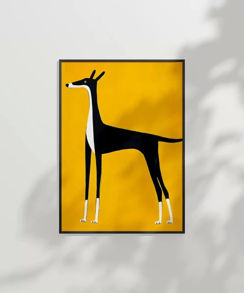 Çerçevesiz Poster Kuyrukta Denge - Resim 7