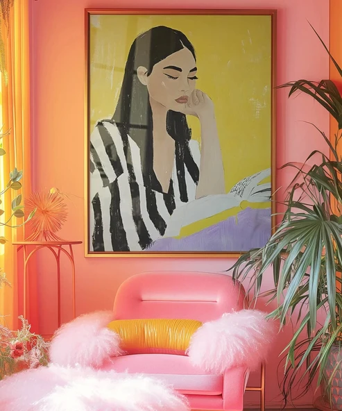 Çerçevesiz Poster Düşünce Portreleri - Resim 5