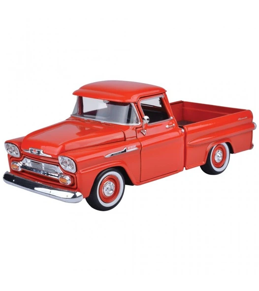 1958 Model Klasik Chevy Apache Fleetline Pickup 1:24 Ölçekli - 2