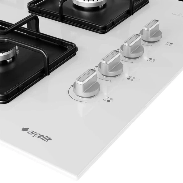 Arçelik OCD K 651 EB Beyaz Cam Ankastre Ocak - 3