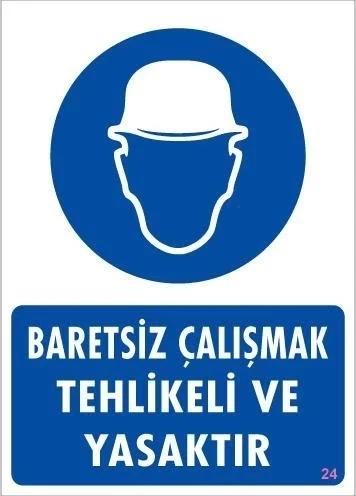 Baret Giy Uyarı Levhası 25x35 KOD:24 ürün görseli