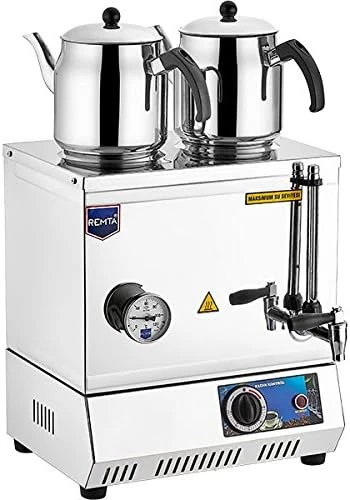 Remta EP05 40 Model Elektrikli Çay Ocağı, 28 L, Pleytsiz, Beyaz, Paslanmaz Çelik, 2000 W, Otomatik Isı Kontrol, Demlikler Hariç ürün görseli
