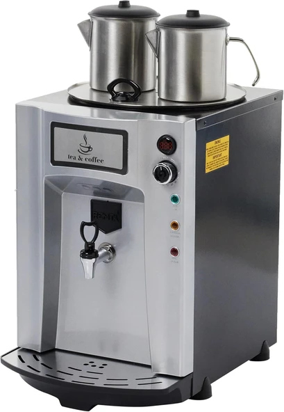 Remta DE11SP Premium Çay Makinesi, 23 L, 2 Demlikli, Otomatik Isı Kontrol Sistemi, LED Aydınlatmalı Tasarım ürün görseli